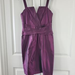 *like NEW* Vera Wang Lavender Label Violet Strap tube dress 👗  US6